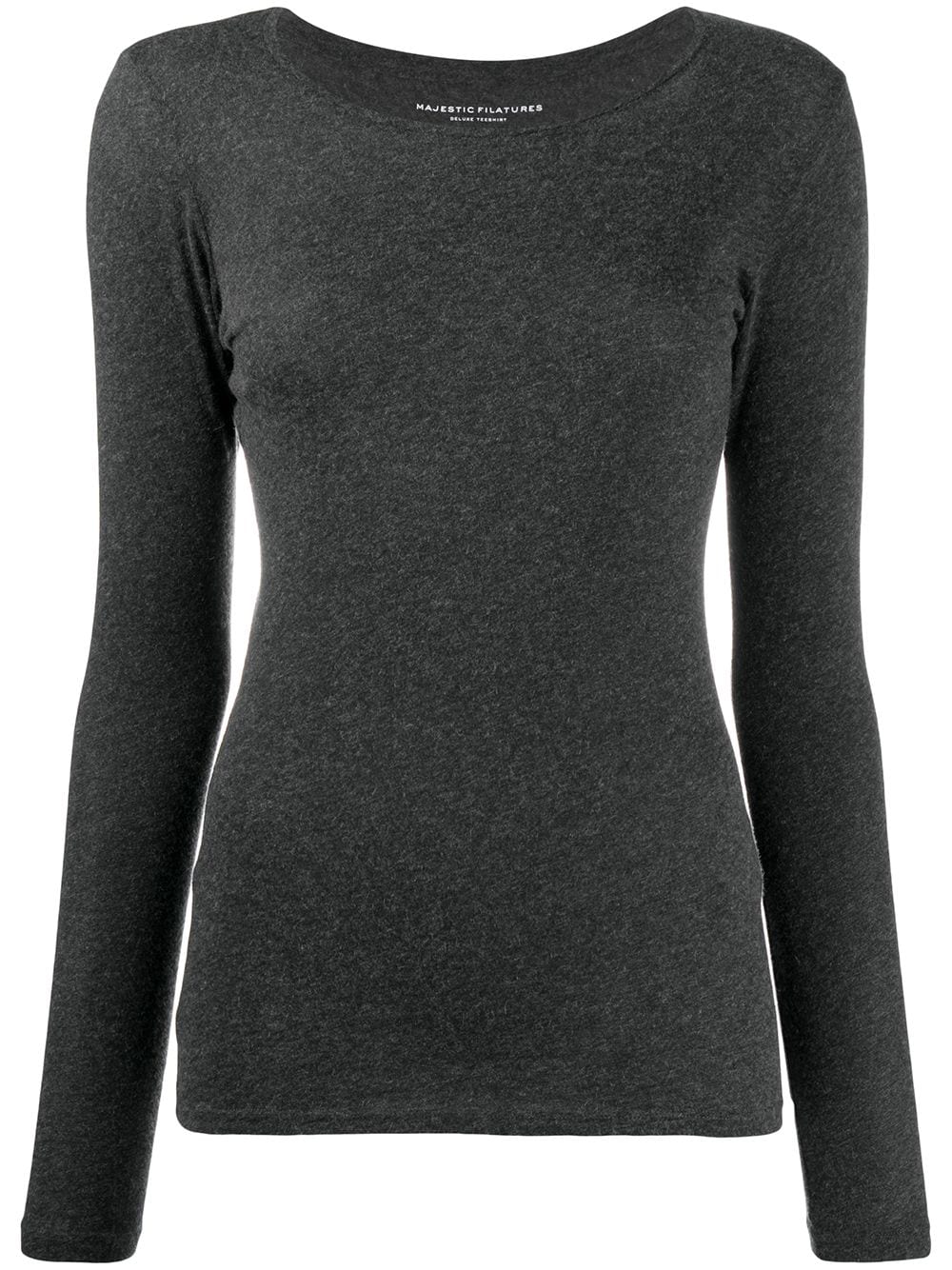 Majestic Sweaters Grey Cotton