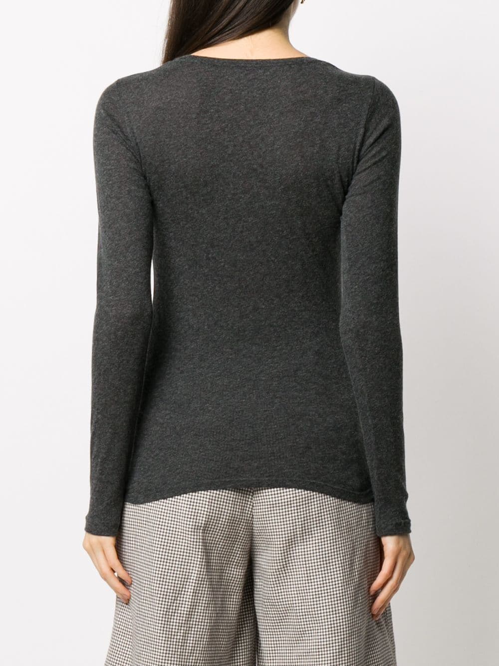 Majestic Sweaters Grey Cotton