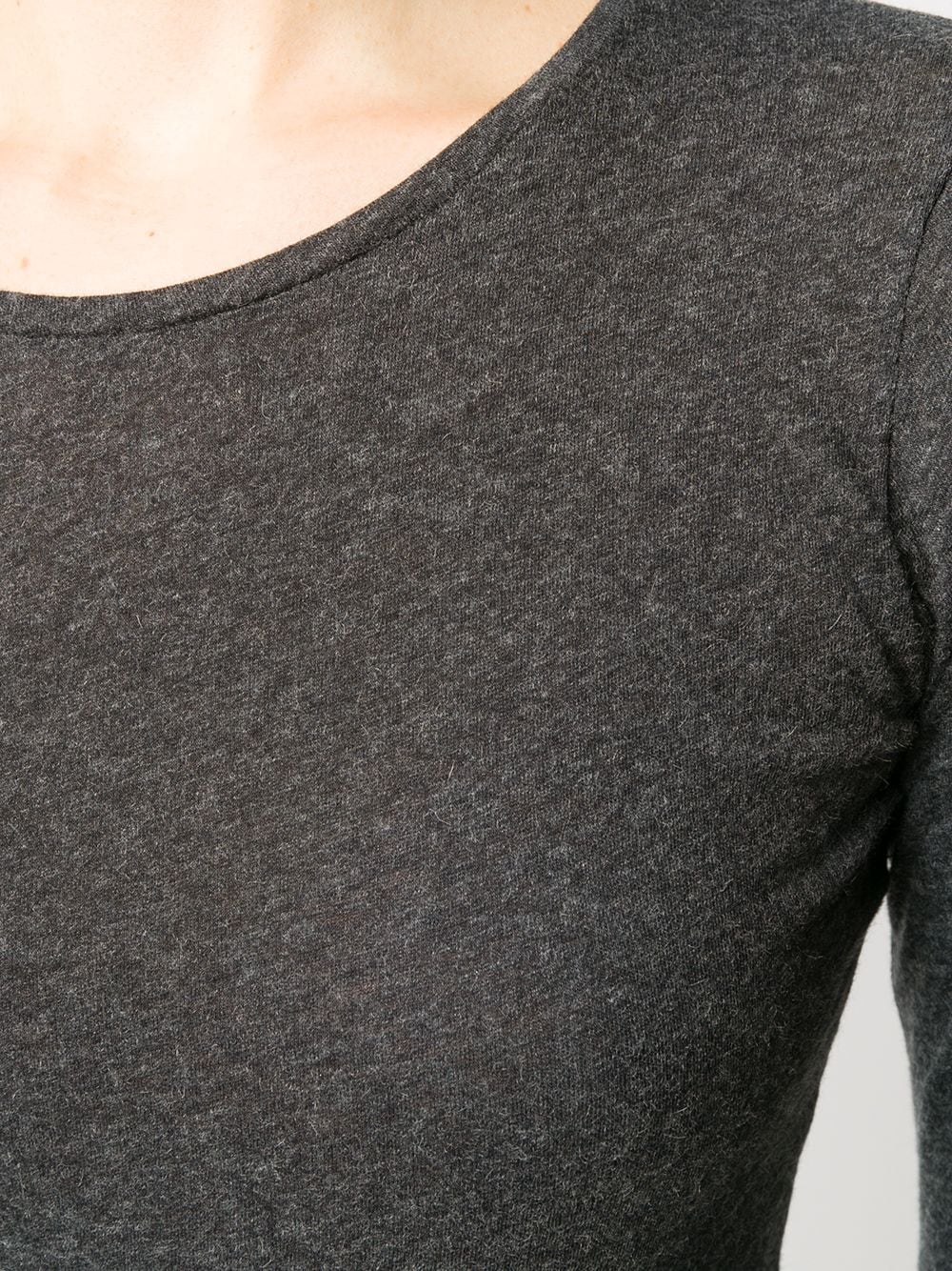 Majestic Sweaters Grey Cotton