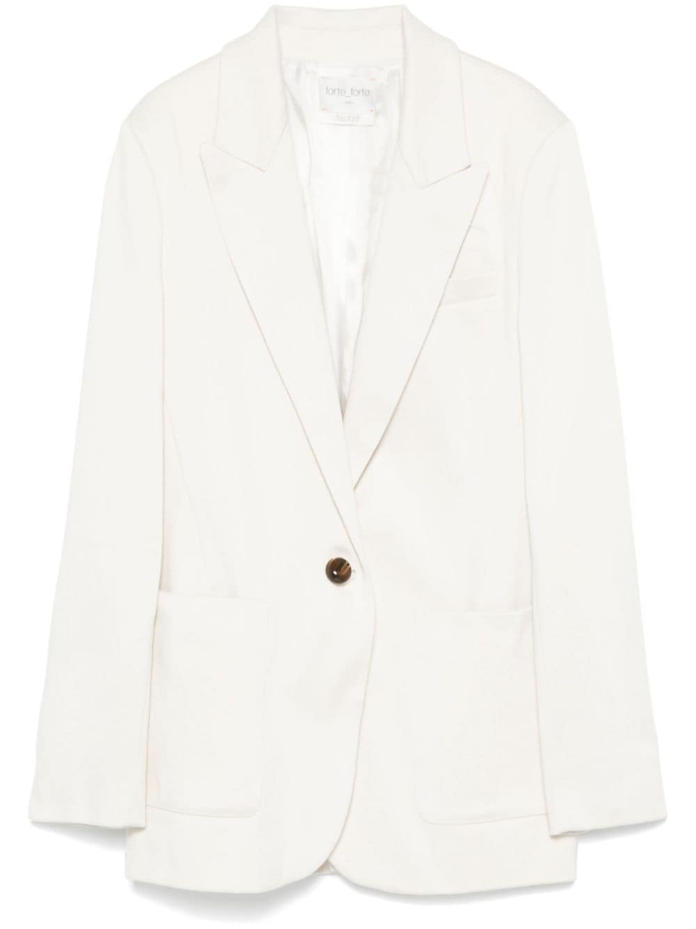 Forte Jackets Ivory Cotton