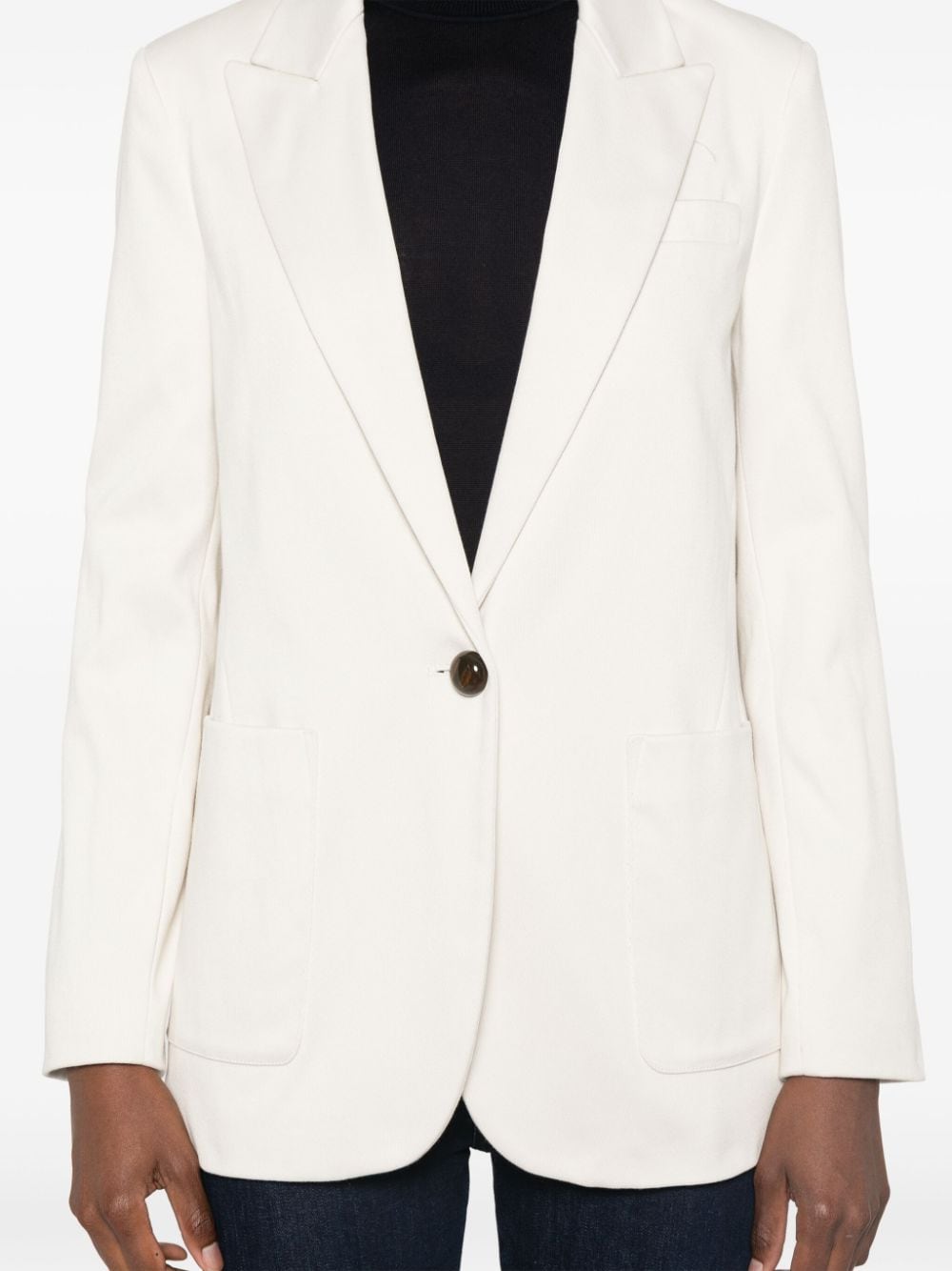 Forte Jackets Ivory Cotton