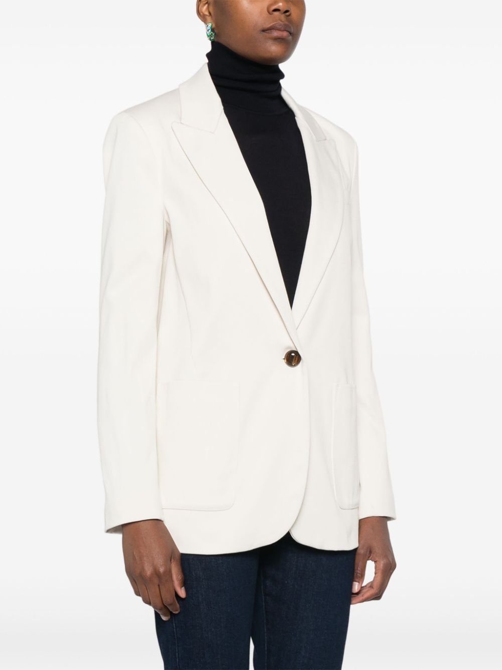 Forte Jackets Ivory Cotton