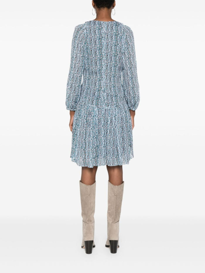 Iro Dresses Clear Blue Viscose