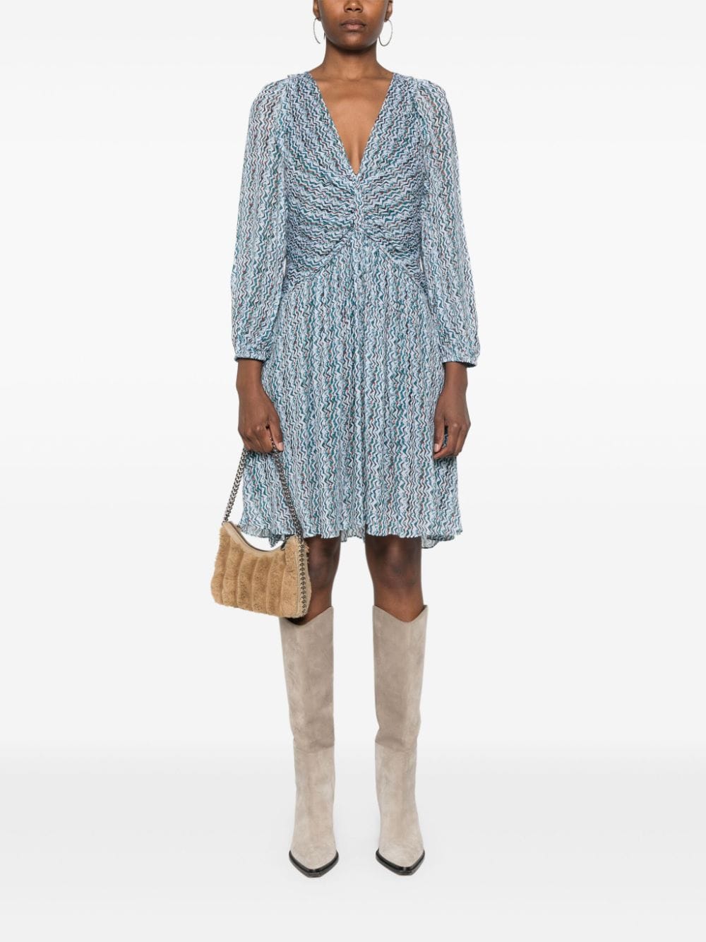 Iro Dresses Clear Blue Viscose