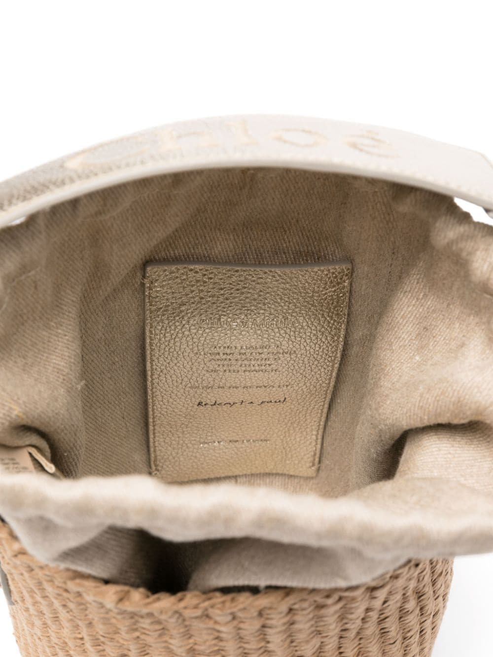 Chloè Bags Beige Natural (veg)->straw100 %