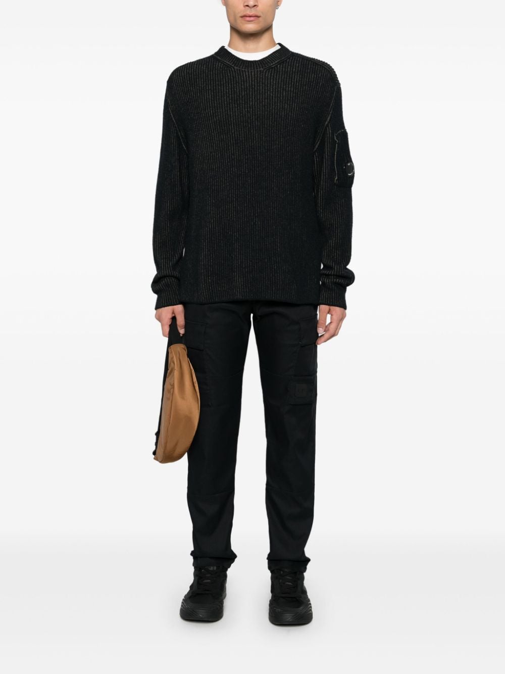 C.p. Company Metropolis Trousers Black Polyester