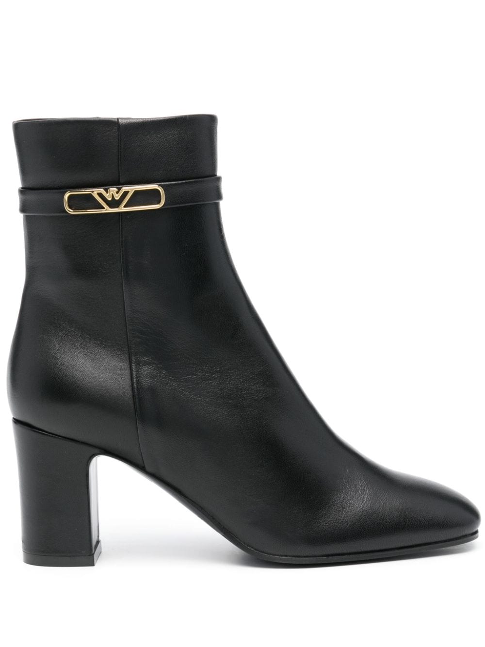 Emporio Armani Exclusive Boots Nero Calf Leather