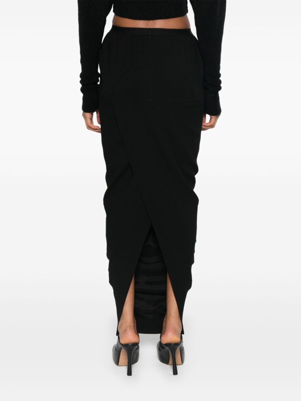 Rick Owens Skirts Black Virgin Wool