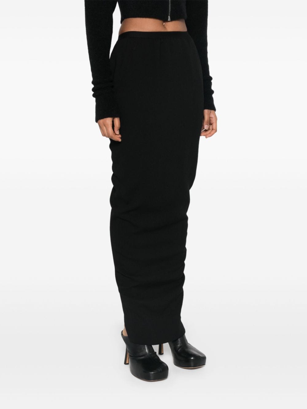 Rick Owens Skirts Black Virgin Wool