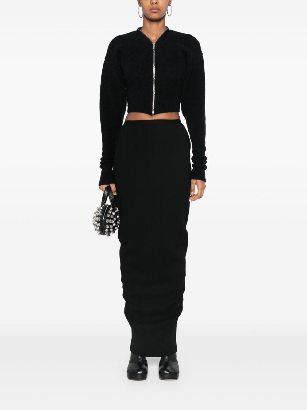 Rick Owens Skirts Black Virgin Wool