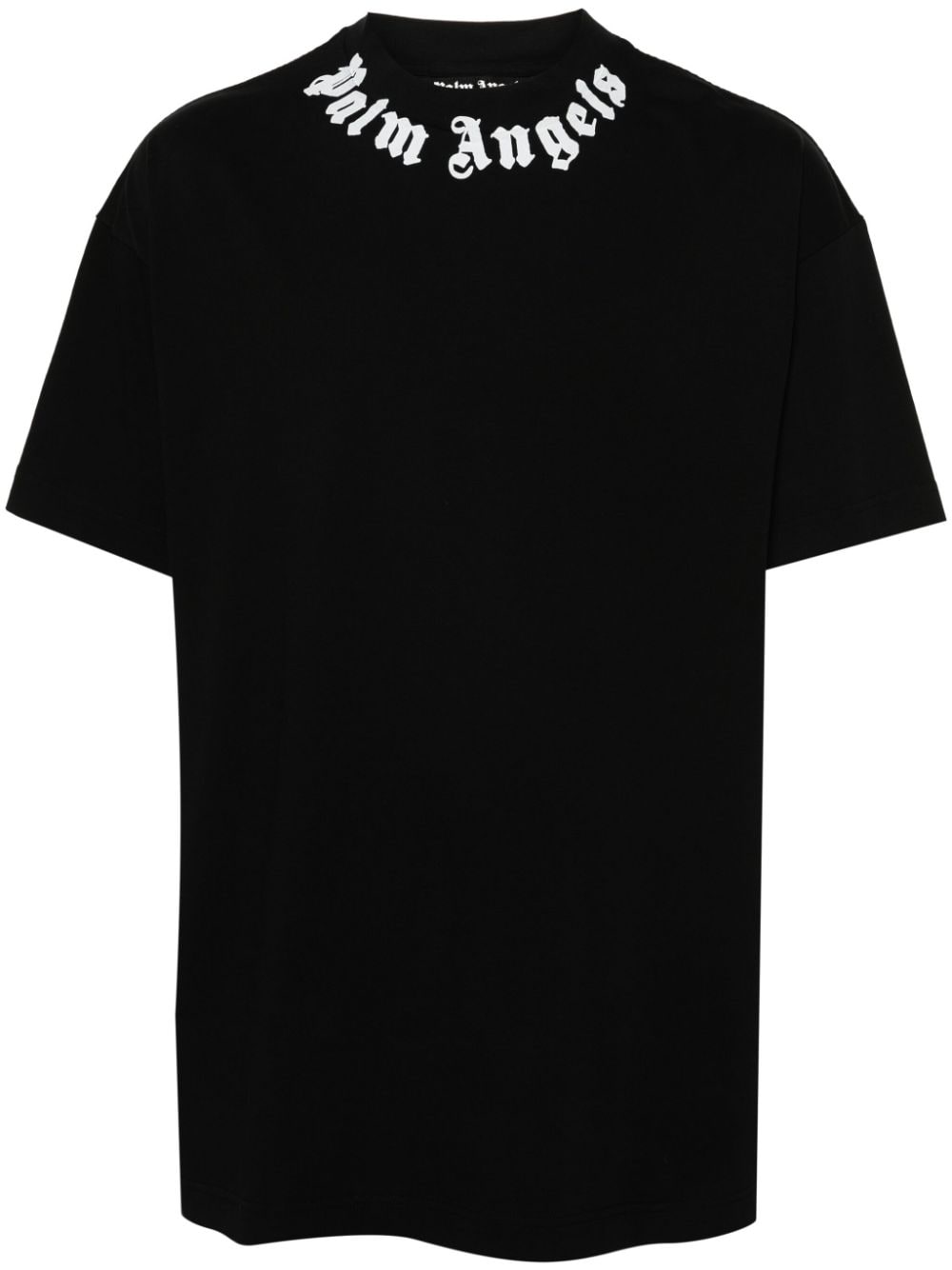 Palm Angels T-Shirts And Polos Black Cotton