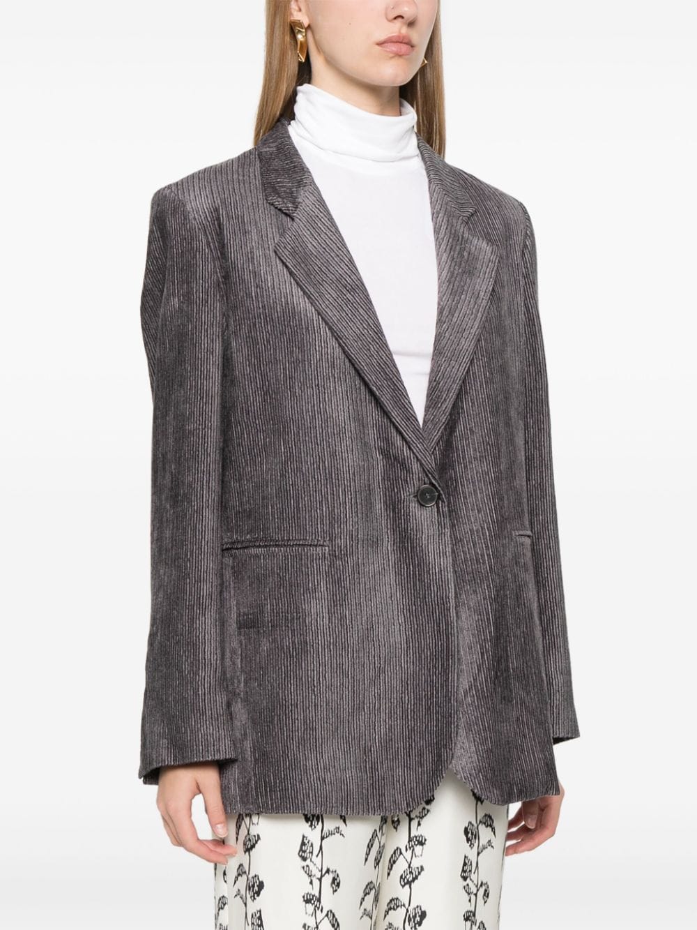 Alysi Jackets Purple Polyester Cotton