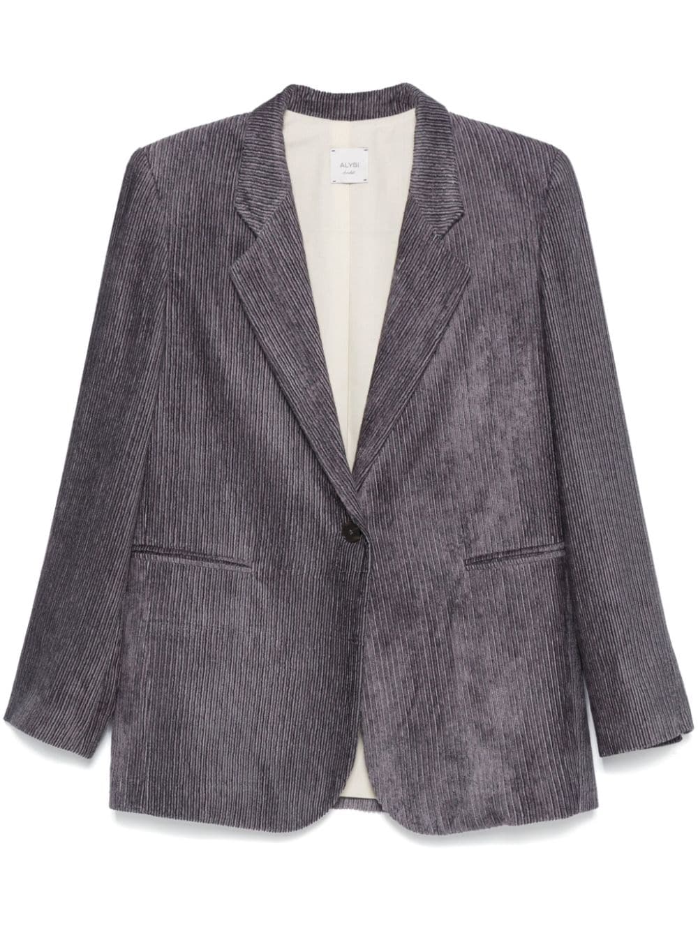 Alysi Jackets Purple Polyester Cotton