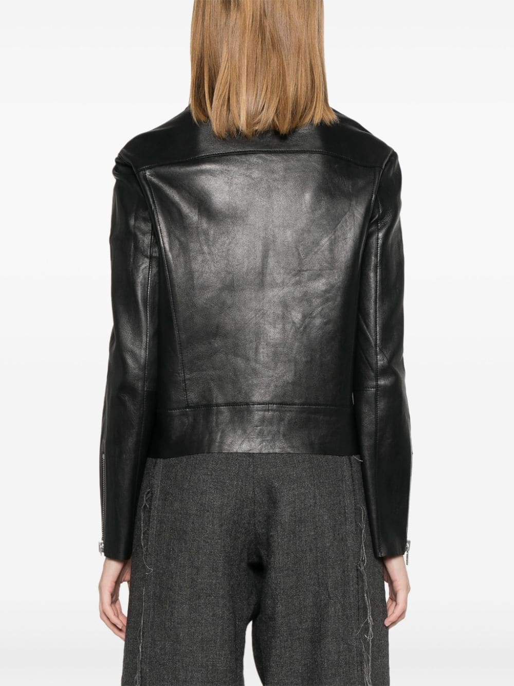 Alysi Jackets Black Leather