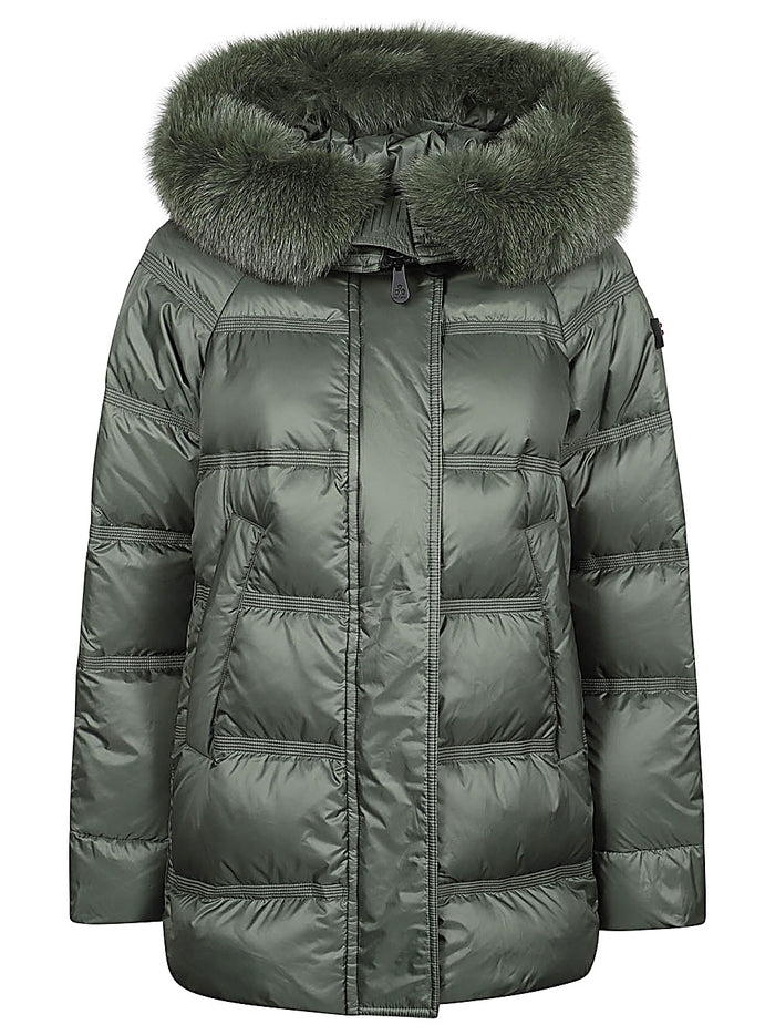 Peuterey Coats Green Poliester