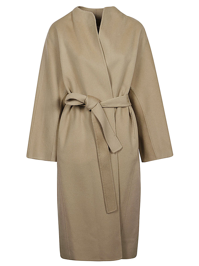 SANDBEIGE Coats Kaki Wool