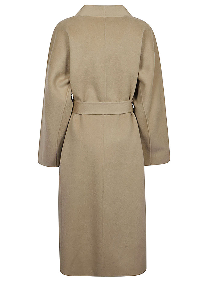 SANDBEIGE Coats Kaki Wool