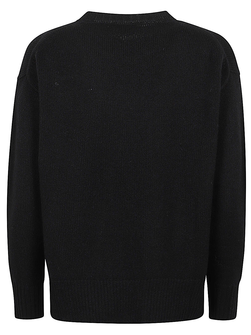 Base Sweaters Black Virgin Wool Cashmere