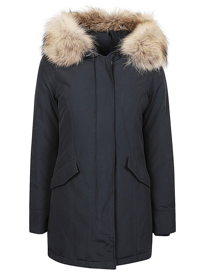 Woolrich Coats Blu Cotton