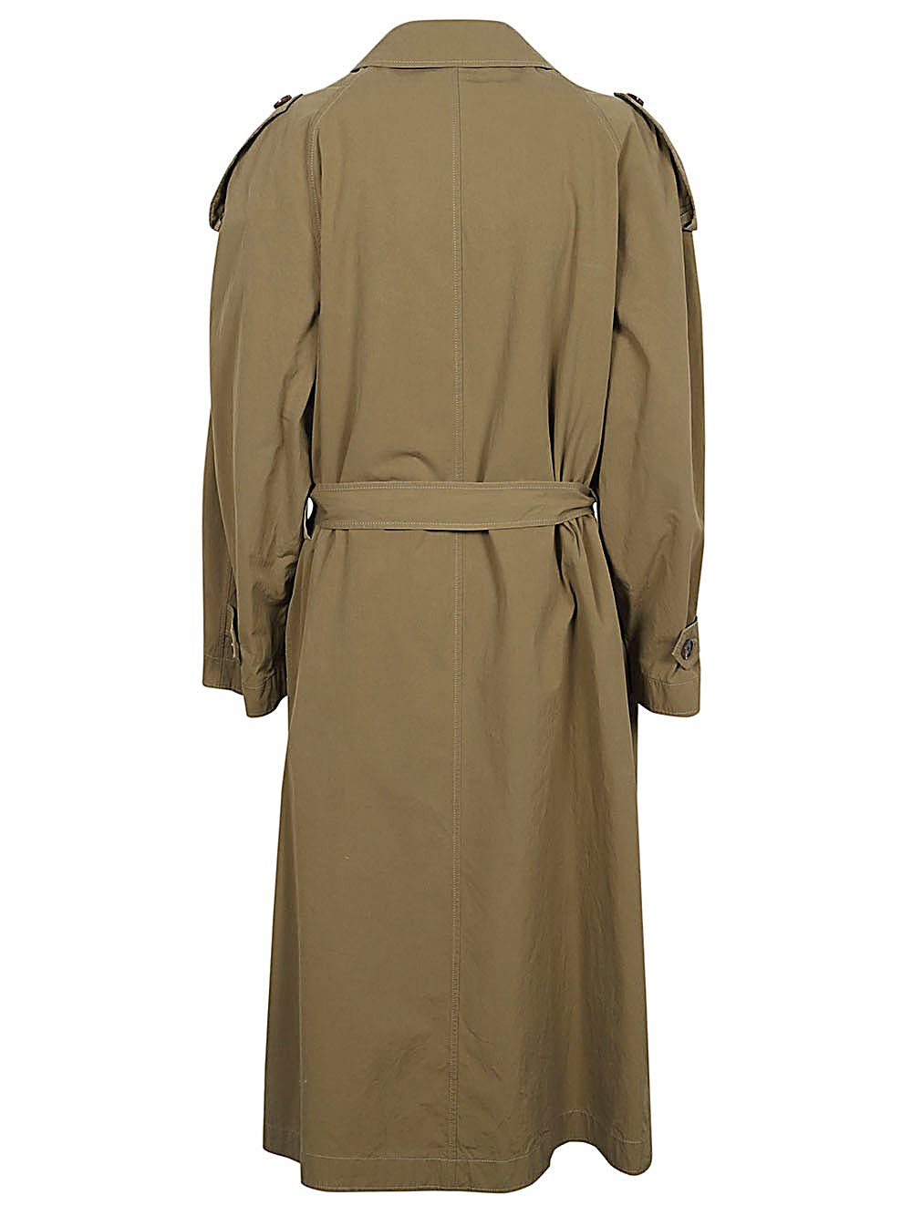 The Row Capsule Coats Green Cotton