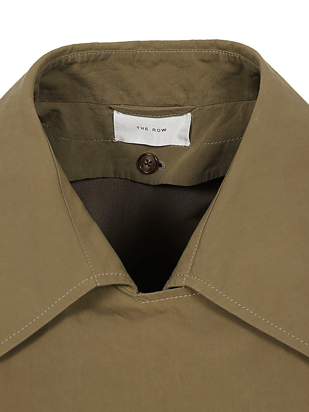 The Row Capsule Coats Green Cotton