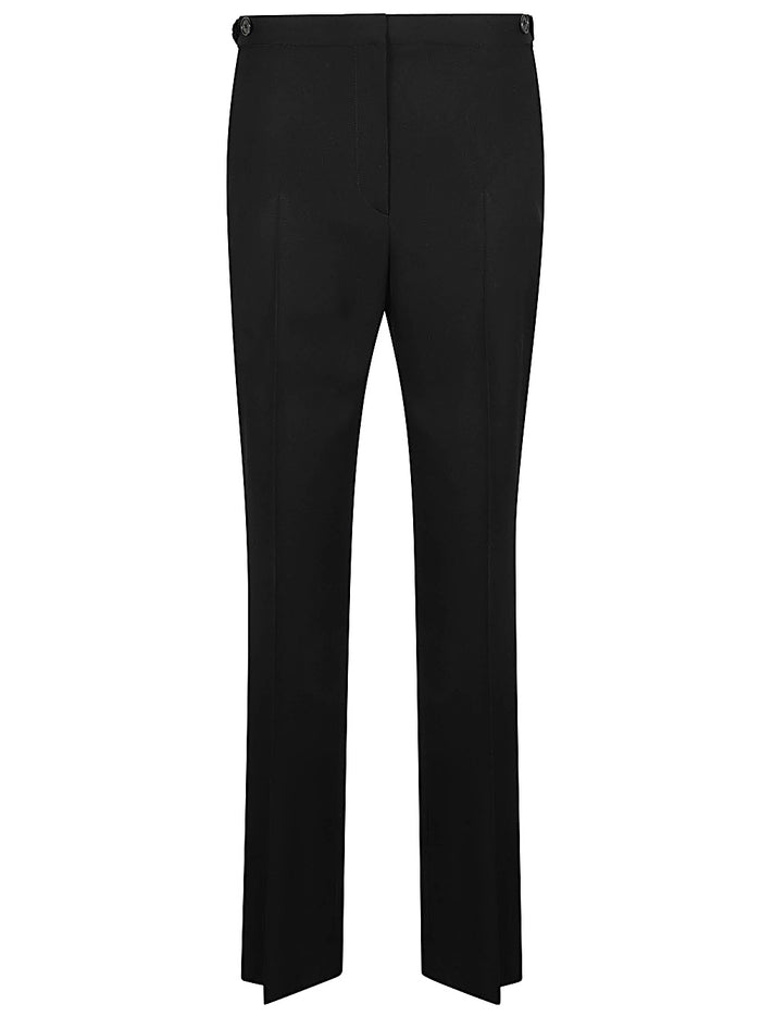 The Row Trousers Black Wool