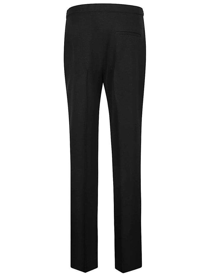 The Row Trousers Black Wool
