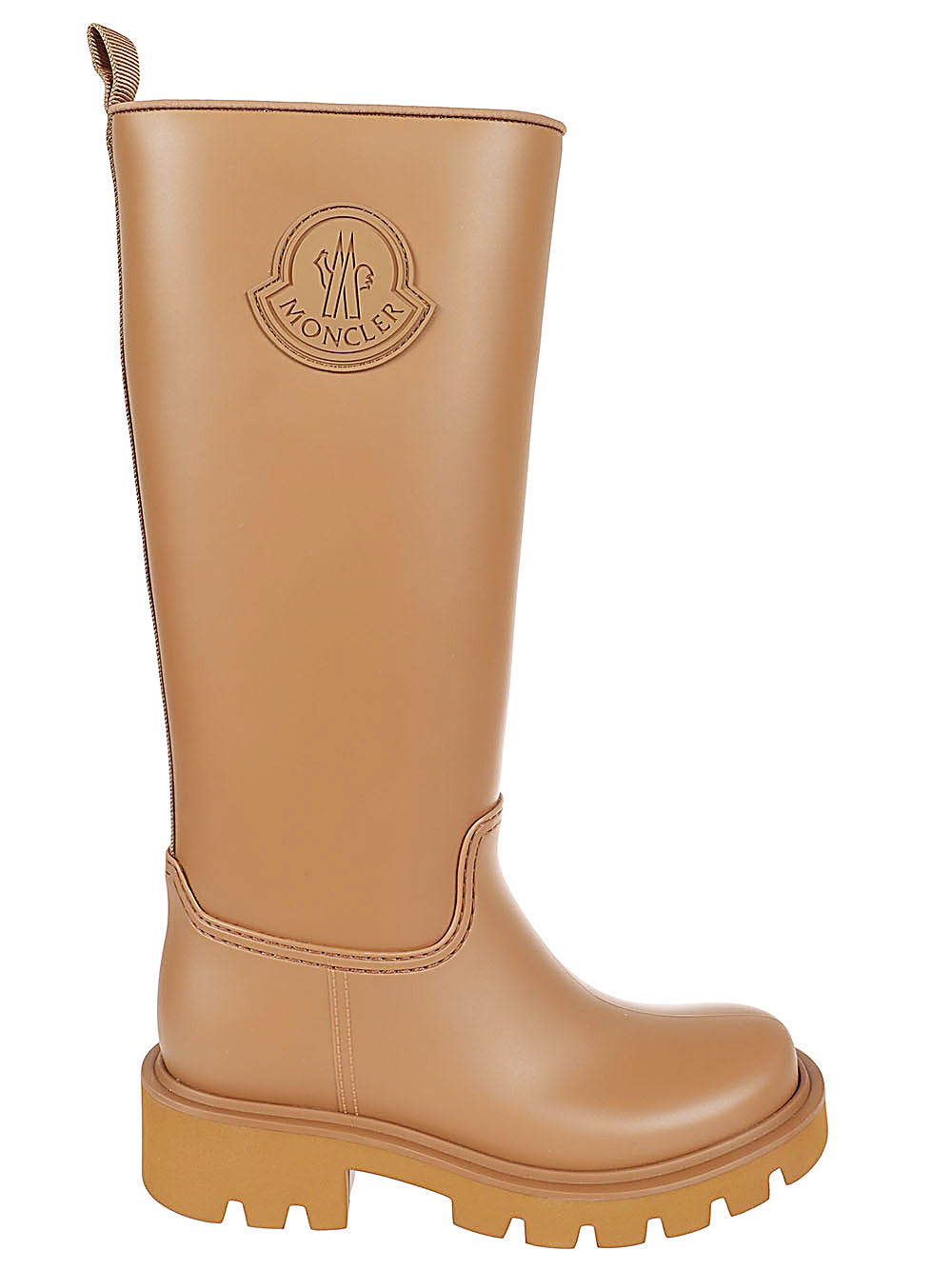 Moncler Boots Leather Brown Furs & Skins->leather100 %