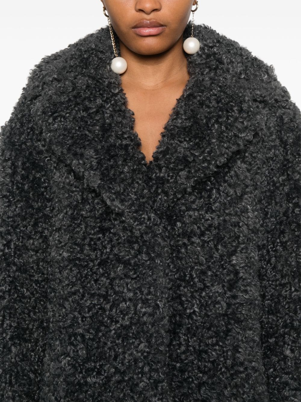 Stand Studio Coats Grey Polyester