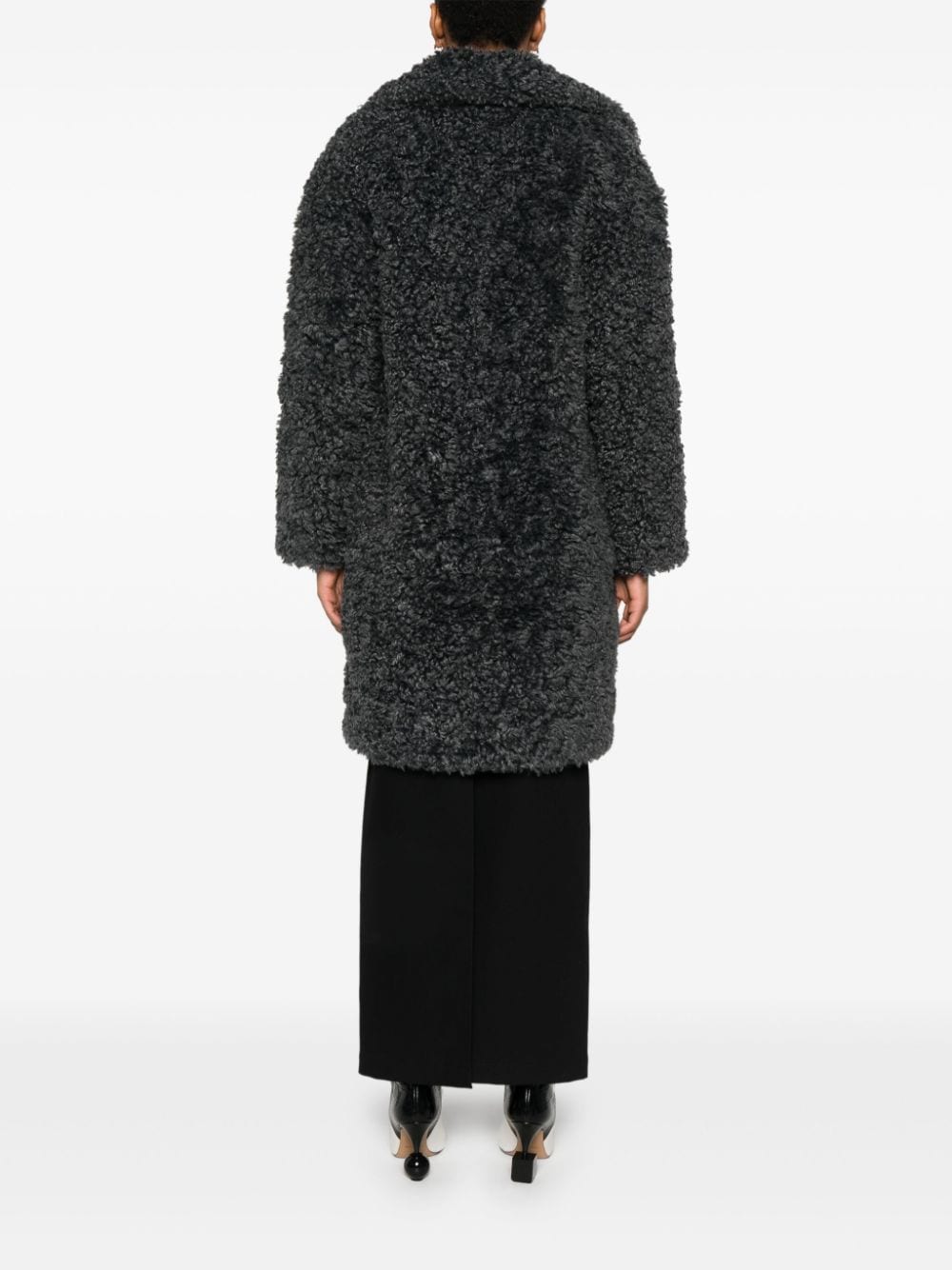 Stand Studio Coats Grey Polyester