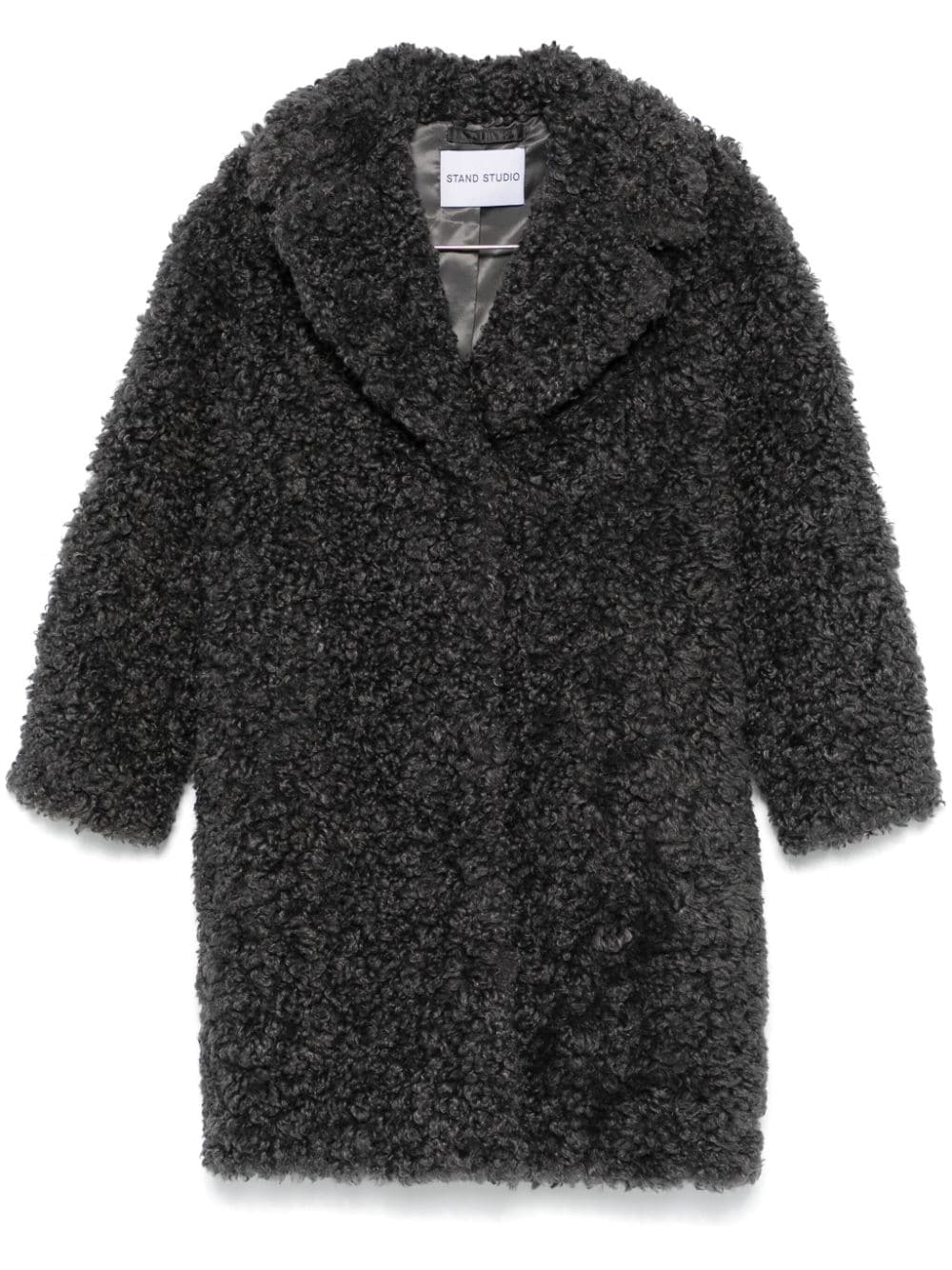Stand Studio Coats Grey Polyester