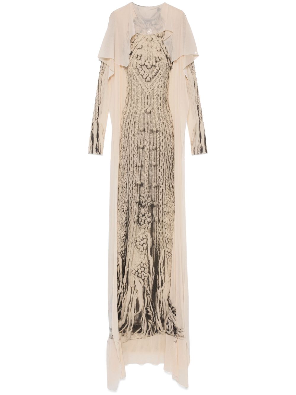 Jean Paul Gaultier Dresses Beige Synthetic->polyamide100 %