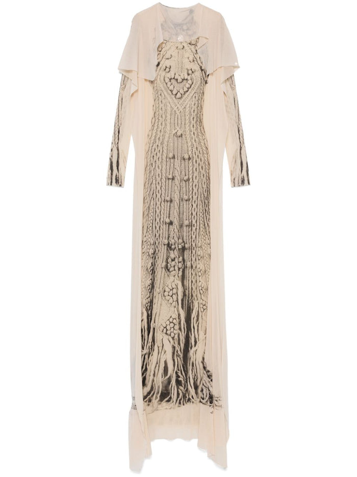 Jean Paul Gaultier Dresses Beige Synthetic->polyamide100 %