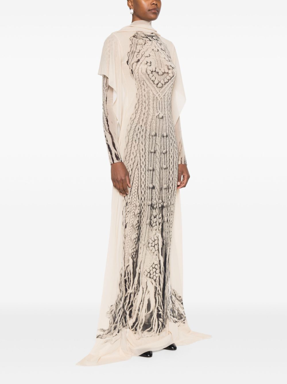Jean Paul Gaultier Dresses Beige Synthetic->polyamide100 %