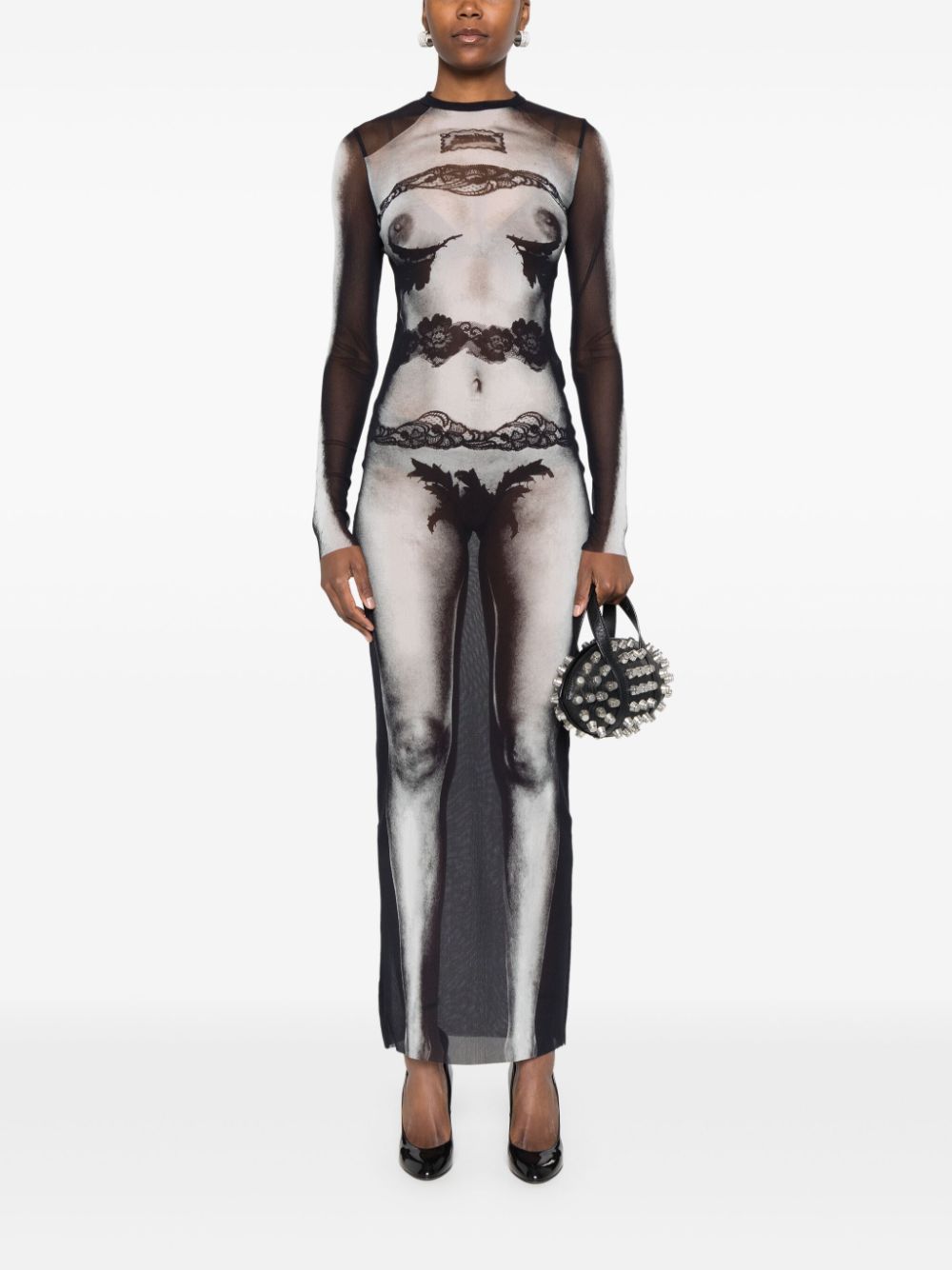 Jean Paul Gaultier Dresses Black Synthetic->polyamide100 %