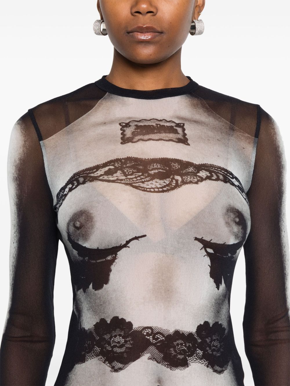 Jean Paul Gaultier Dresses Black Synthetic->polyamide100 %