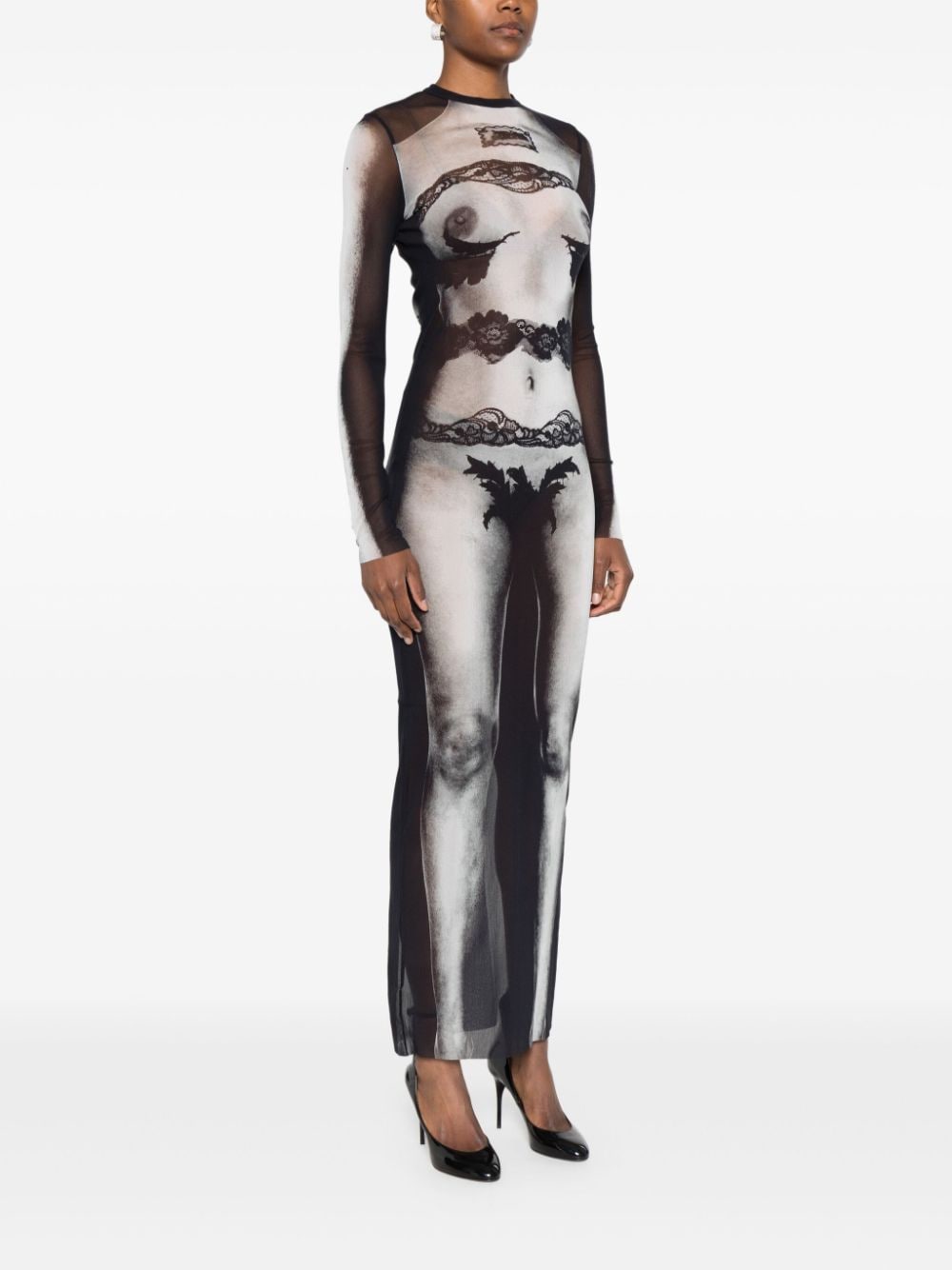 Jean Paul Gaultier Dresses Black Synthetic->polyamide100 %