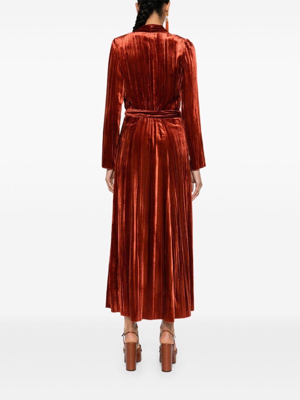 Forte Dresses Orange Viscose