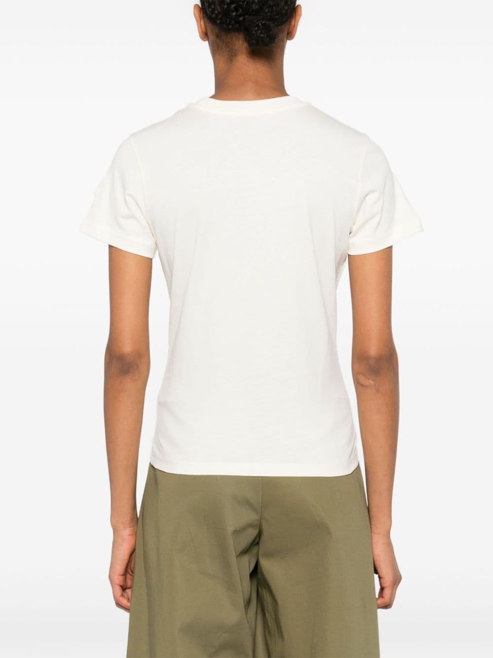 Moncler T-shirts and Polos White Cotton