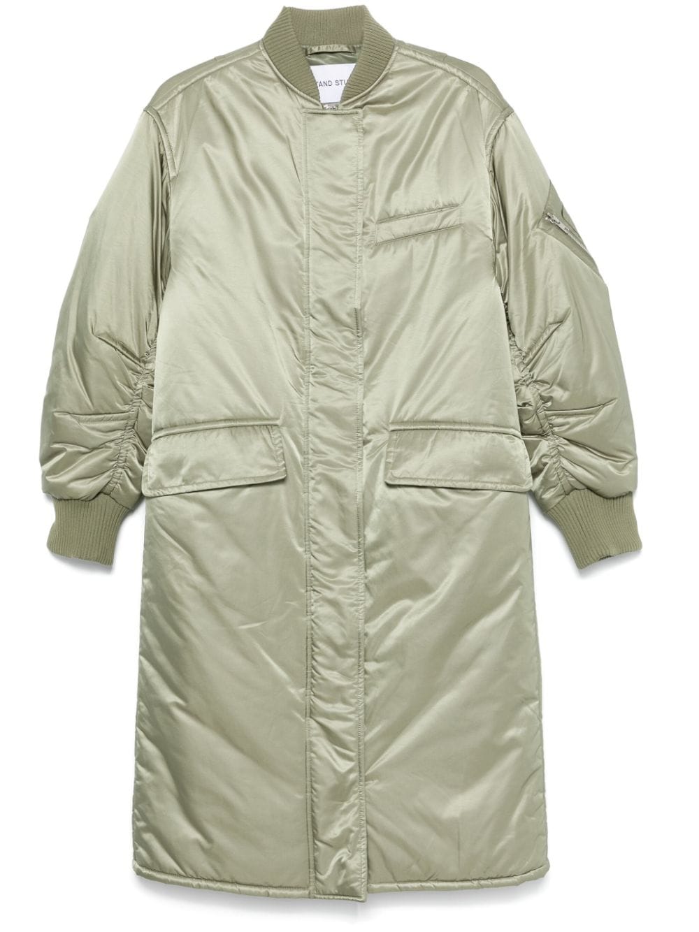 Stand Studio Coats Green Polyester