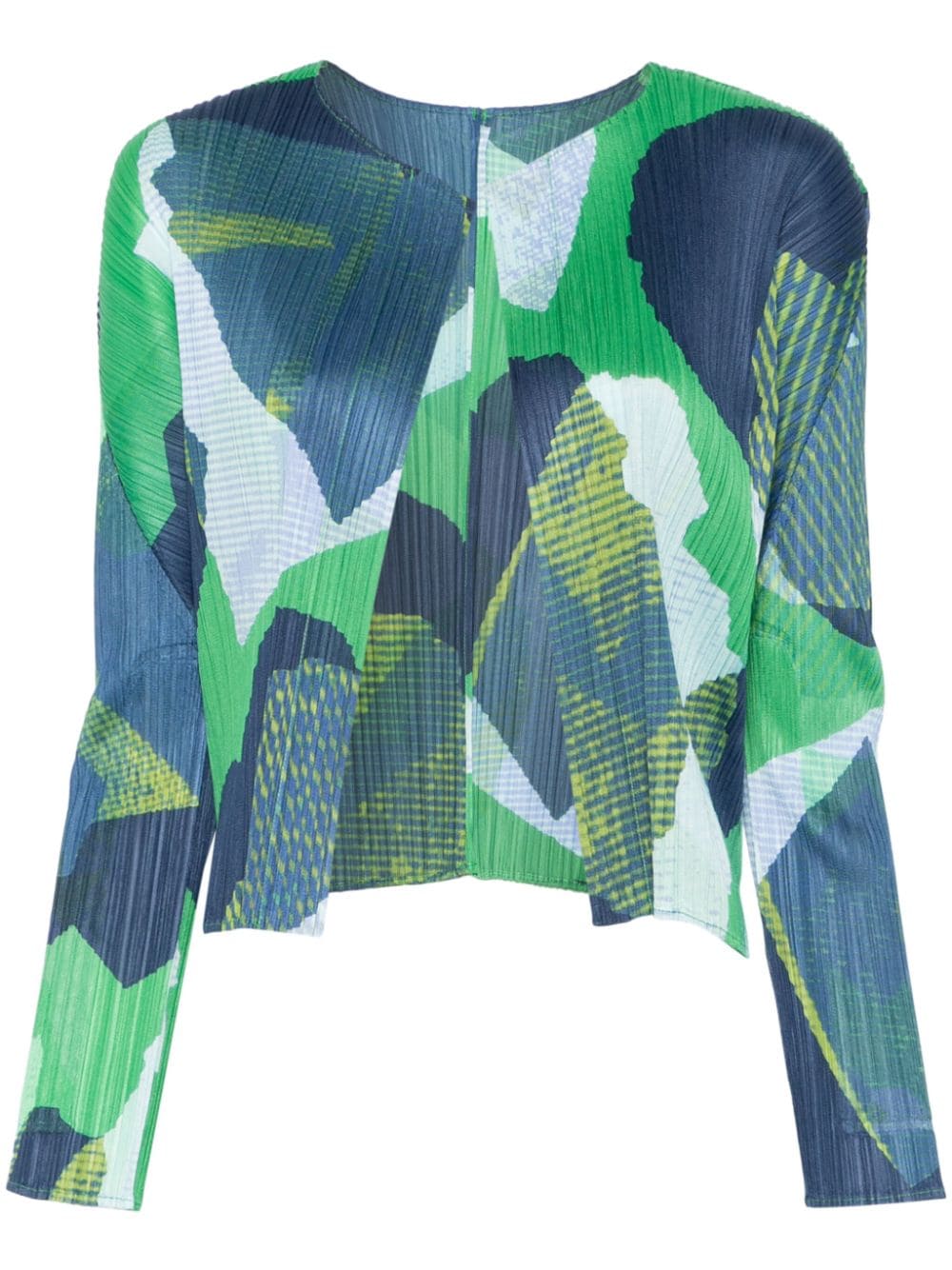 Pleats Please Sweaters Green Polyester