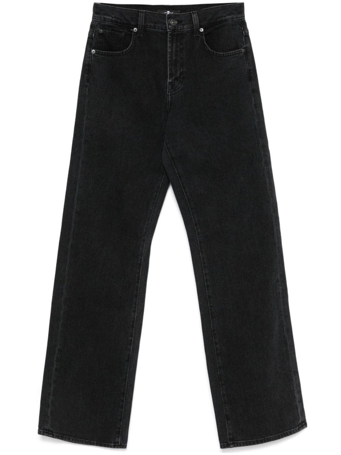 Seven Jeans Black Cotton Elastane