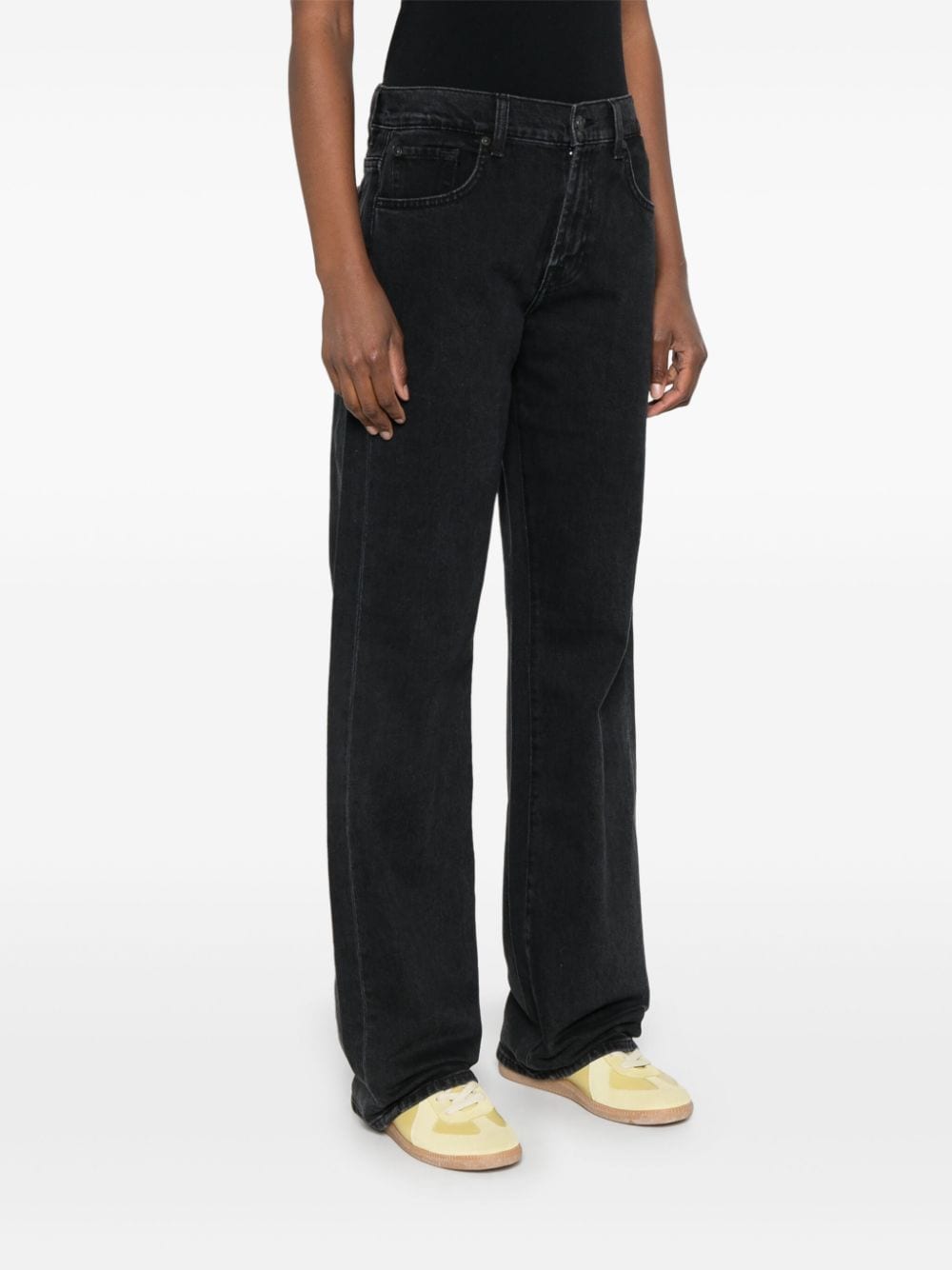 Seven Jeans Black Cotton Elastane