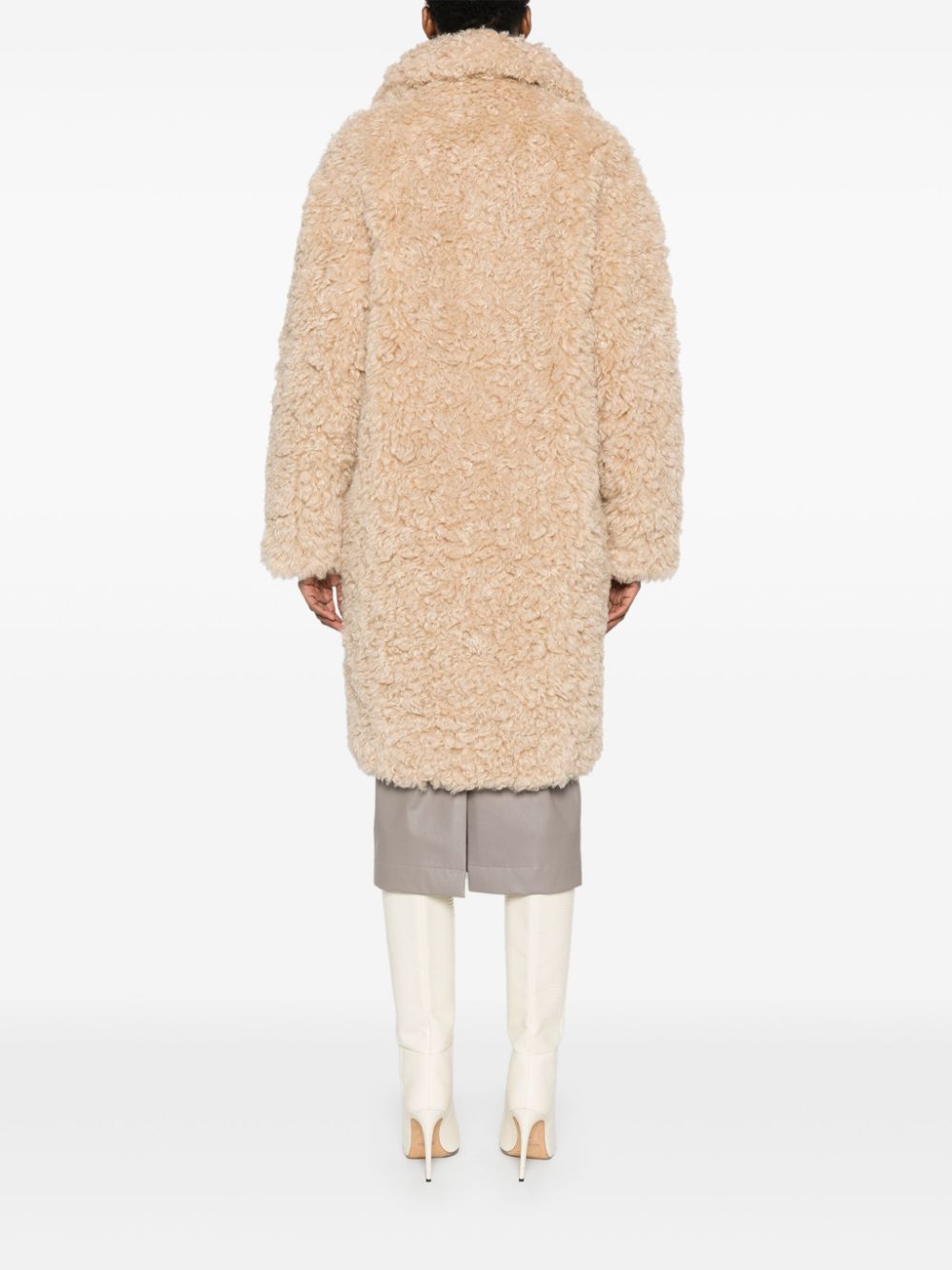Stand Studio Coats Beige Polyester