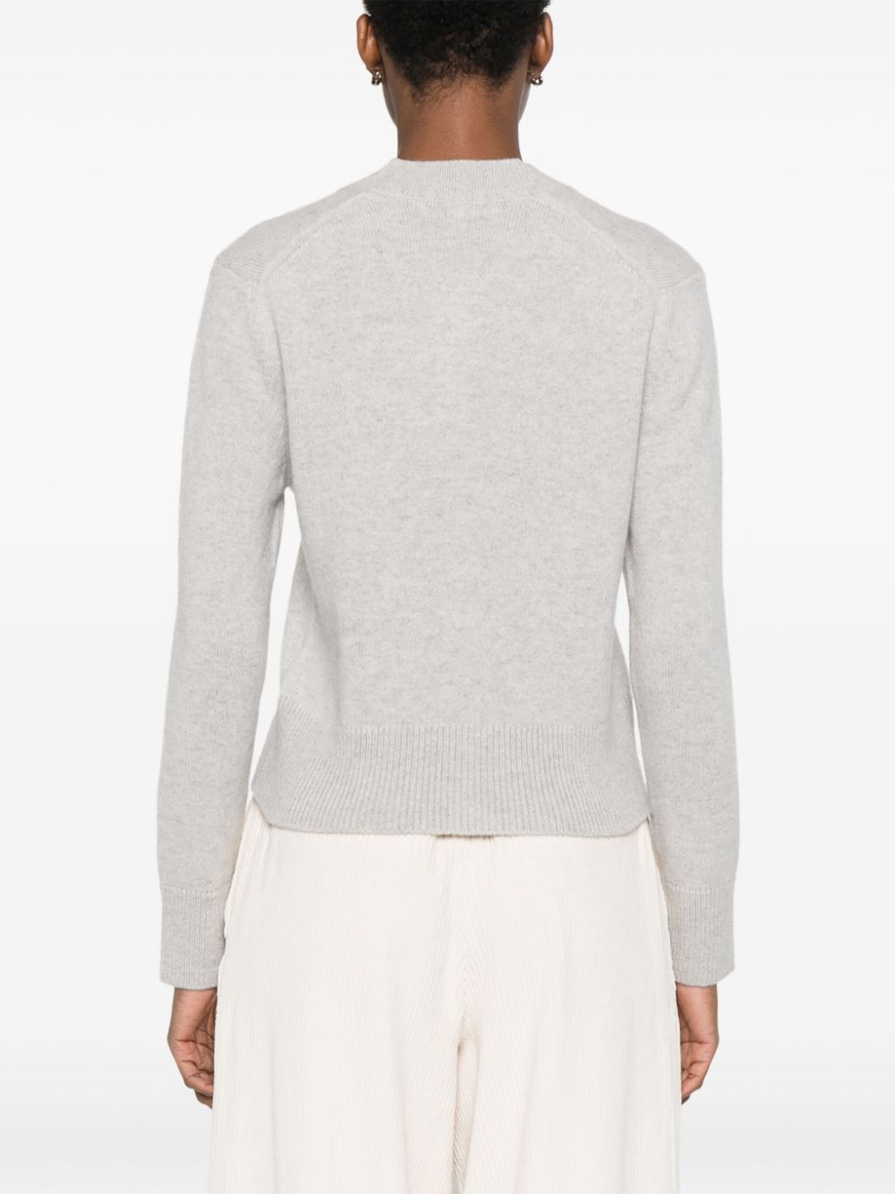 Maison Kitsune Sweaters Grey Wool