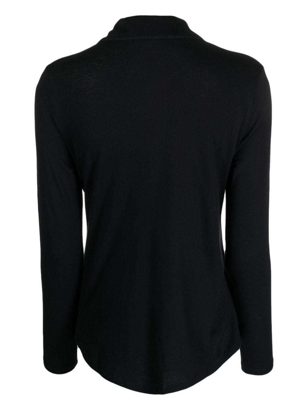 Majestic Shirts Blue Cotton Cashmere