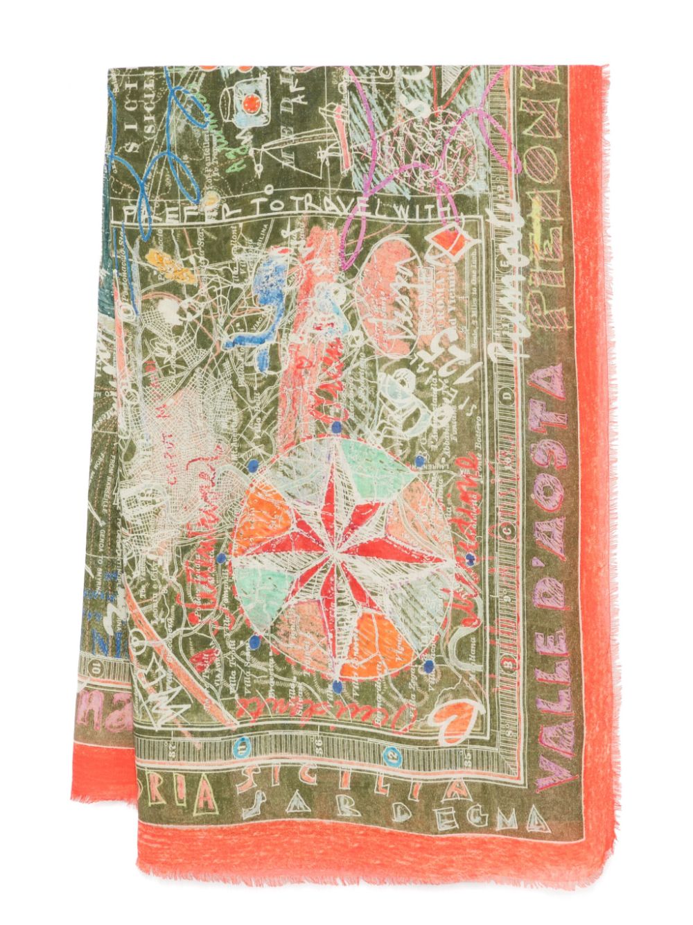 Faliero Sarti Scarfs Multicolour Modal Cashmere