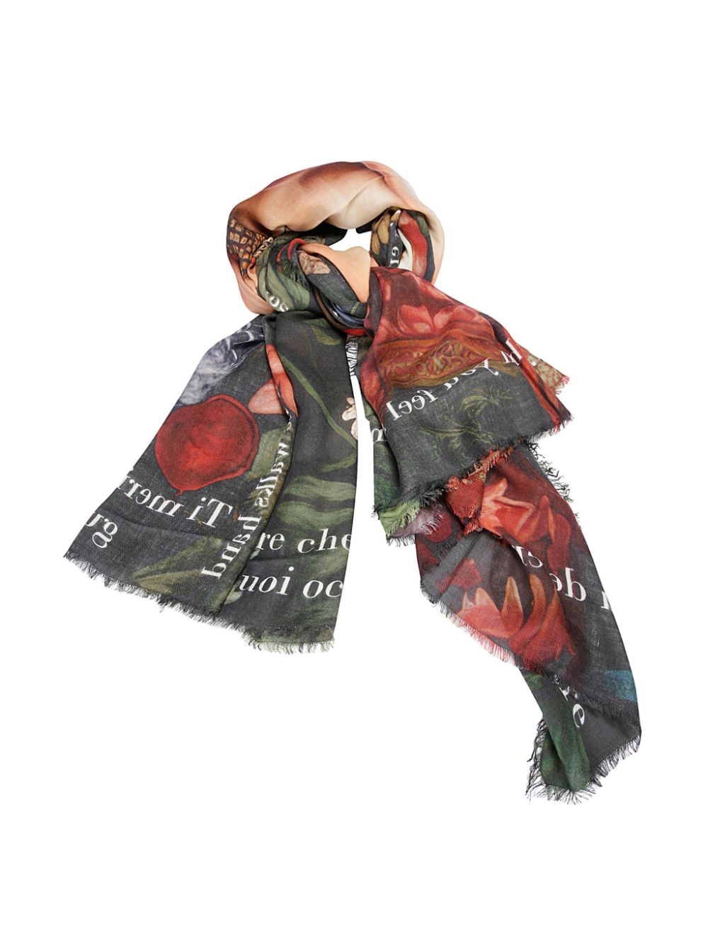 Faliero Sarti Scarfs Green Modal Cashmere
