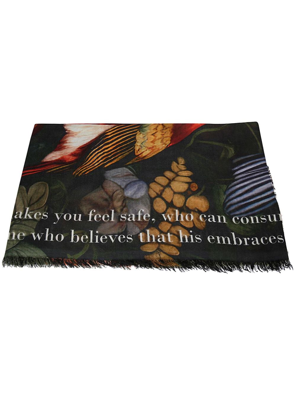 Faliero Sarti Scarfs Green Modal Cashmere