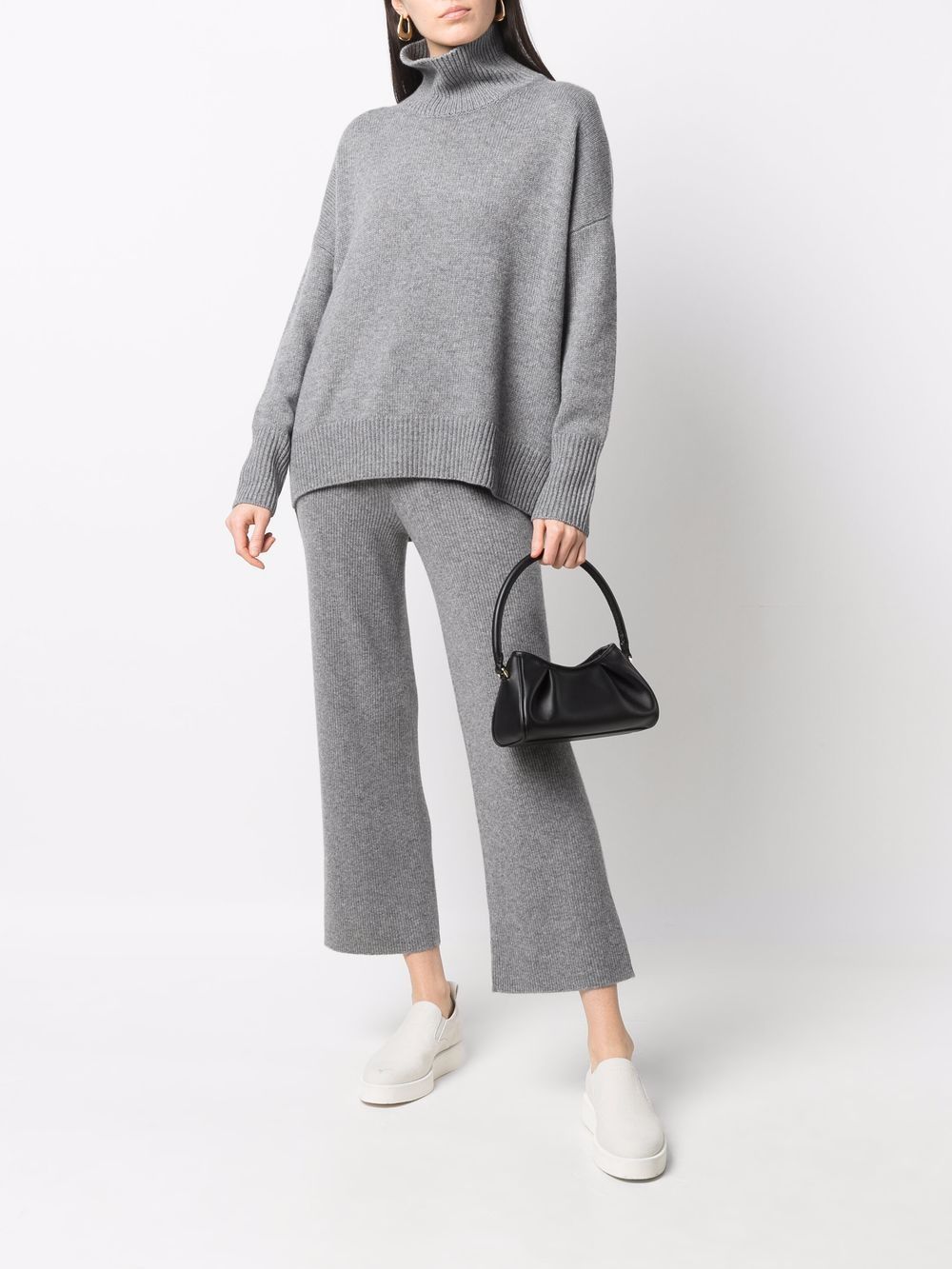 Lisa Yang Sweaters Light Grey Cashmere